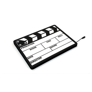 Luminoso em LED - Claquete Cinema - Luminária de Parede - 37x25cm - Fonte Bivolt