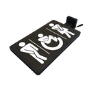 Luminoso em LED - Banheiro WC Dupla Face - Feminino Masculino Cadeirante - Luminária de Parede - Display Bar - 50x25cm - Fonte Bivolt