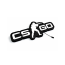Luminoso em LED - CS:GO - Counter-Strike - Luminária de Parede - Decoração Gamer - 50x25cm - Fonte Bivolt