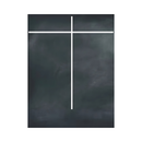 Quadro Lousa - Placar Sinuca - Giz - Decoração - 30x50cm