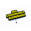 Luminoso em LED - Personalizado - Personalize sua Marca/Logo/Arte/Frase - Luminária - Ambientes Internos - Fonte Bivolt