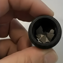 Recipiente para Lâminas de Estilete - Preto - Design Redondo