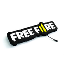 Luminoso em LED - Free Fire - Luminária de Parede - Decoração Gamer - 50x16cm - Fonte Bivolt