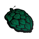 Luminoso em LED - Folha de Lúpulo - Cerveja - Luminária de Parede - Decoração - 31x45cm