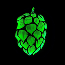 Luminoso em LED - Folha de Lúpulo - Cerveja - Luminária de Parede - Decoração - 31x45cm